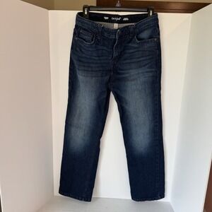 Cat‎ & Jack Boy's Size 14 Stretch Straight Fit Jeans Dark Wash